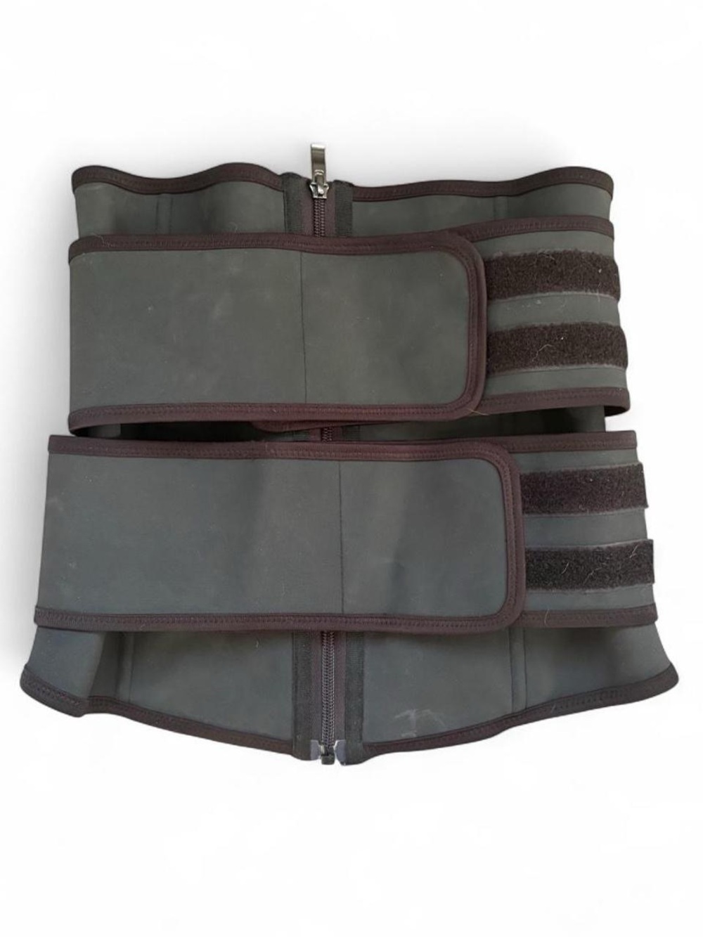 Unbranded Men's Black Waist Trainer Support Belt Medium